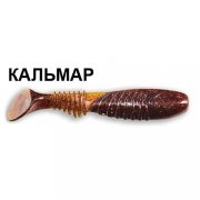 Силиконовая приманка Crazy Fish Dainty 3.3 25-8.5-57-6 кальмар цв. amber (янтарь)