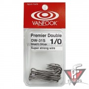Крючки двойные Vanfook DW-31S Premier Double, #1/0