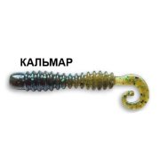 Силиконовая приманка Crazy Fish Active Slug 2" 29-50-42-6 кальмар цв. green pumpkin bl. (зеленая тыква син.)