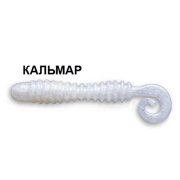 Силиконовая приманка Crazy Fish Active Slug 2" 29-50-66-6 кальмар цв. pearl snow (перламутровый снег)