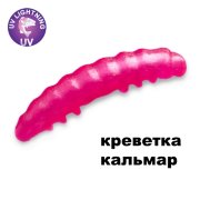 Силиконовая приманка Crazy Fish MF H-Worm 1.65" 64-42-101-7-EF креветка+кальмар цв. 101