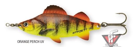 Блесна DAM Effzett Perch Spoon 17гр - Orange Perch UV