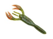 Силиконовая приманка "Gene Larew" FC-111-15 "FINESSE CRAW" 3'' MELON PEPPER NEON/ORANGE GREEN