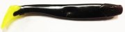 Силиконовая приманка "Gene Larew" SWS220-15 "SALTWATER MINNOW" 3,5'' BLACK/CHARTREUSE