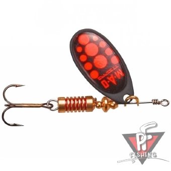 Блесна вращающаяся D.A.M. Effzett Standart Spinner 04гр - Black Red