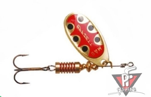 Блесна вращающаяся D.A.M. Effzett Standart Spinner 04гр - Copper Black Dot