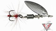 Блесна DAM Effzett UV-Spinners 3гр - Gunsmoke