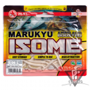 Силиконовая приманка Marukyu Isome, L, IS-06, glow pearl