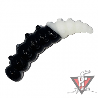 Силиконовые приманки Cool Place Big Junior Stretch, черный/белый, сыр