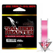 Монофильная леска Yamatoyo Salmon Master, #8, 150 м, розовый