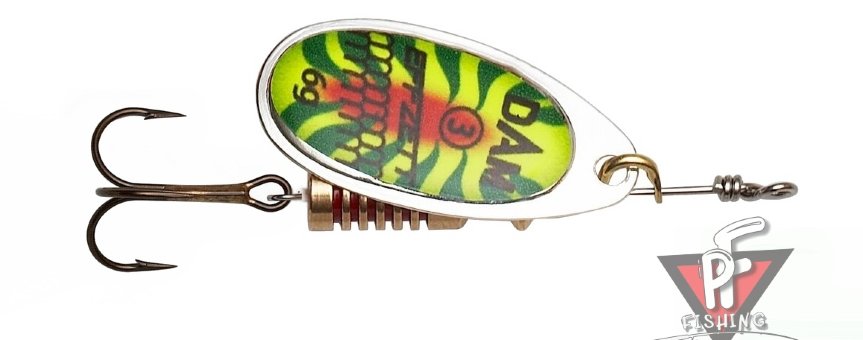 Блесна вращающаяся DAM Effzett Standart Spinner 4гр - Fire Shark