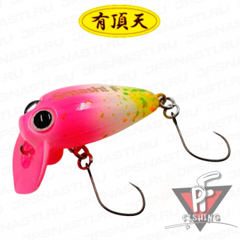 Воблер Mukai Tremo Smash 25MR-F, 1.8 г, #7 DonChakuDon (Uchoten Oricolor)