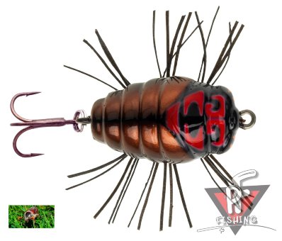 NOTOBUG 22mm 1.3gr., 02 Майский жук