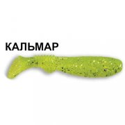 Силиконовая приманка Crazy Fish Dainty 3.3 25-85-54-6 кальмар цв. green acid (зеленая кислота)