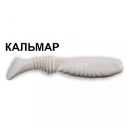 Силиконовая приманка Crazy Fish Dainty 3.3 25-85-59-6 кальмар цв. white (белый)