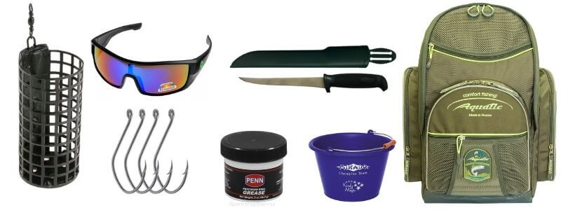 Рыболовные принадлежности: фонари, очки, садки и многое другое
