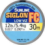 Леска флюорокарбоновая Sunline Siglon FC 30m HG (C) #0.5/0.128mm