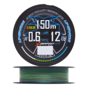 Шнур плетеный YGK X-Braid Upgrade PE X4 #0,6 0,128мм 150м (3color)