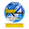 Шнур плетеный Duel Hardcore Super X4 #0,8 0,15мм 150м (hi-vis yellow)