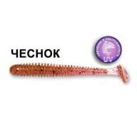 Силиконовая приманка Crazy Fish Vibro Worm 3'' 11-7.5-13-5 чеснок цв. purple pepper (пурпурный перец)