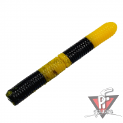 Силиконовые приманки Cool Place Buk, черный/желтый, сыр