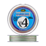 Шнур плетеный Duel Hardcore PE X4 #3 0,296мм 300м (5color)