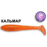 Силиконовая приманка Crazy Fish Vibro Fat 1-71-18-6 кальмар цв. carrot (морковь)