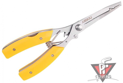 Плоскогубцы рыболовные Multifunction Plier #102, 16см./123гр., ручка желтая