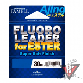 Шок лидер флюорокарбоновый Yamatoyo Fluoro Leader for Ester, #1, 30 м, прозрачный