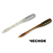 Силиконовая приманка Crazy Fish Tipsy 1.2" 69-30-14/25-5 чеснок цв. UV Motor Oil (УФ моторное масло)/ цв. cold pearl (холодная жемчужина)