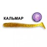 Силиконовая приманка Crazy Fish Vibro Worm 3'' 11-7.5-9-6 кальмар цв. caramel (карамель)