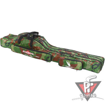 Чехол для удилищ Mikado 3 секционный 150 см. камуфляжный