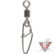 Застежка с вертлюжком Mikado New hooked snap № 10, тест 10 кг. (10 шт.)