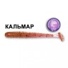 Силиконовая приманка Crazy Fish Vibro Worm 3'' 11-7.5-13-6 кальмар цв. purple pepper (пурпурный перец)