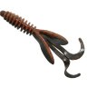 Силиконовая приманка "Gene Larew" BHD019-15 "BABY HOODADDY" 3'' ULTIMATE BROWN NEON