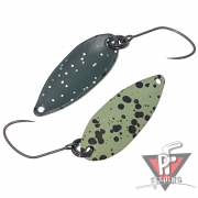 Колеблющаяся блесна Yarie №709 T-Surface, 1.2 гр, BJ-21 Edamame