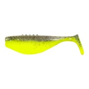 Риппер Dragon Fatty Pro 3,5"/8,5cm 10 шт. SUPER YELLOW/CLEAR  black glitter