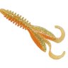 Силиконовая приманка "Gene Larew" BHD019-15 "BABY HOODADDY" 3'' ORANGE/CHARTREUSE SILVER