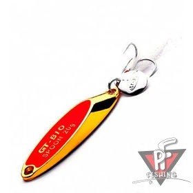 Блесна GT-BIO SUPER BEVEL  30гр,золото+красный  GT-32T