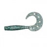 Твистер Dragon Diver 2"/5cm 20 шт. CLEAR silver/blue glitter