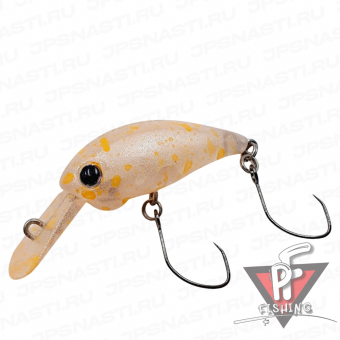 Воблер Mukai PogoCra 30 DR-F, 2 г, #Ab 102 Kinmoku Glow