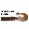 Силиконовая приманка Crazy Fish Powertail 4-7-8-3 жареная рыба цв. coffee (кофе)