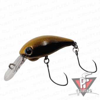 Воблер Mukai PogoCra 30 DR-F, 2 г, #Ab 04 Gold Rush