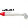 Силиконовая приманка Crazy Fish Vibro Fat 4" 14-100-66RH-6 кальмар цв. pearl snow (красная голова/перламутровый снег)