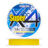 Шнур плетеный Duel Hardcore Super X4 #1,0 0,17мм 200м (hi-vis yellow)