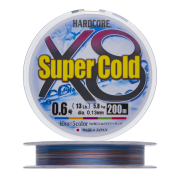 Шнур плетеный Duel Hardcore Super Cold X8 #0,6 0,13мм 200м (5Color)