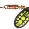Блесна вращающаяся D.A.M. Effzett Standart Spinner 12гр - Black Yellow    