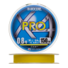 Шнур плетеный Duel Hardcore PE X4 Pro #0,8 0,15мм 150м (yellow)