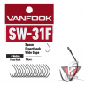 Крючки одинарные Vanfook SW-31F, Fusso Black, #7