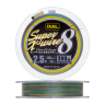 Шнур плетеный Duel PE Super X-Wire 8 #2,5 0,27мм 300м (5color-yellow marking)